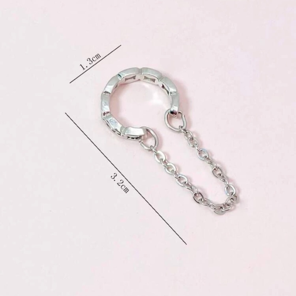 Silver Ear Cuff - Picture 2 of 2